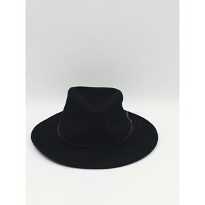 Country Gentleman Lite Felt Fedora Hat Black Wool Water Repellent‎ Bow